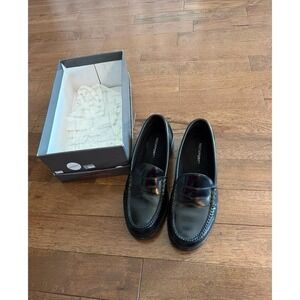 Rockport Shoes Mens 10M Classic Penny Loafers Slip On Comfort  Leather Black